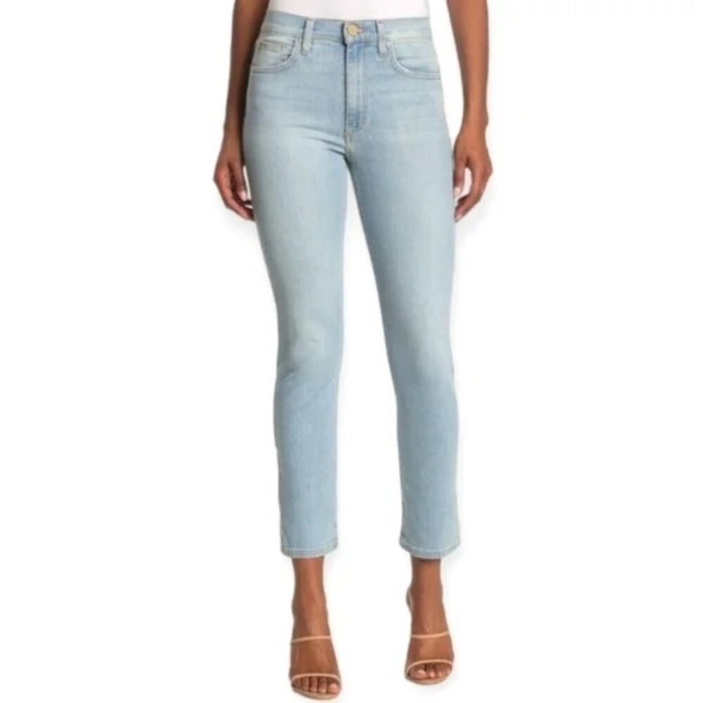 Joe's Jeans High Rise  Straight Ankle Jeans in Alifan Light Wash 26 or 2